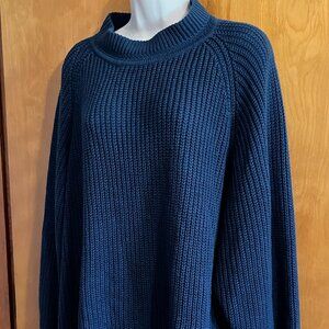 NWOT RAINBOW RIDGE PLUS blue sweater - 24W